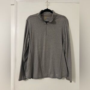 Carhartt Women’s Force 1/4 Zip Lightweight Pullover Grey size XL (X107)